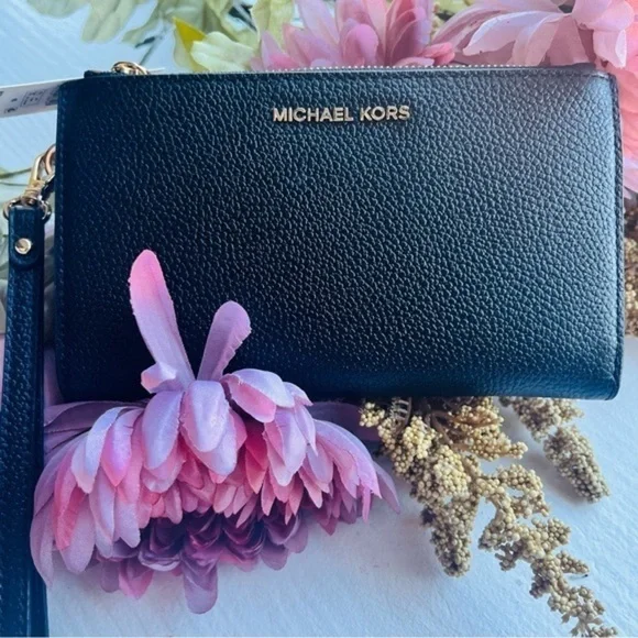 Michael Kors XL Wallet Double Zip Wristlet NWT​​​​​​​​​​